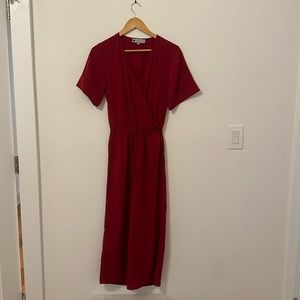 Red Paulina Katrina onesie
